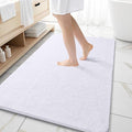 OLANLY Bathroom Rugs 59x35, Extra Soft Absorbent Chenille Bath Rugs, Rubber by OLANLY