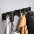 Wall Mounted Coat Rack-5 Hooks, Heavy Duty Stainless Steel Hook Rail by VINHOLD