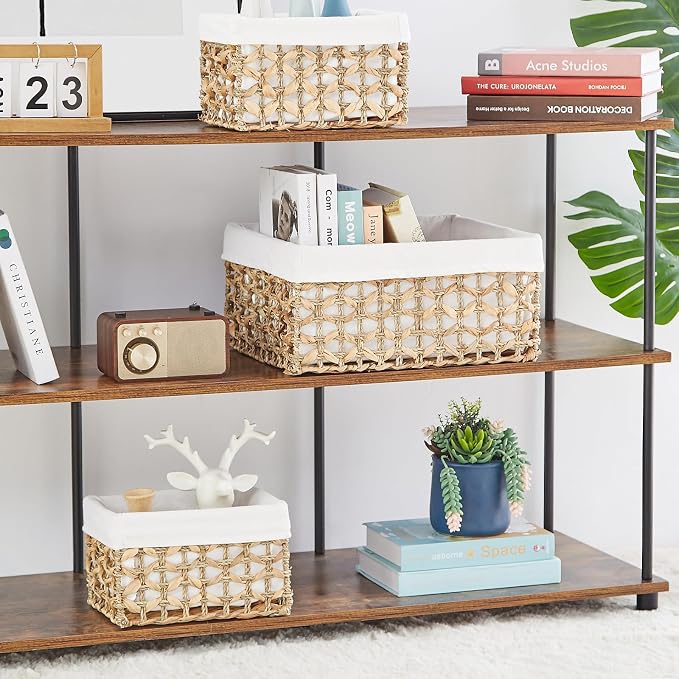 Vagusicc Wicker Basket, Large Wicker Storage Basket Bins - Image 2