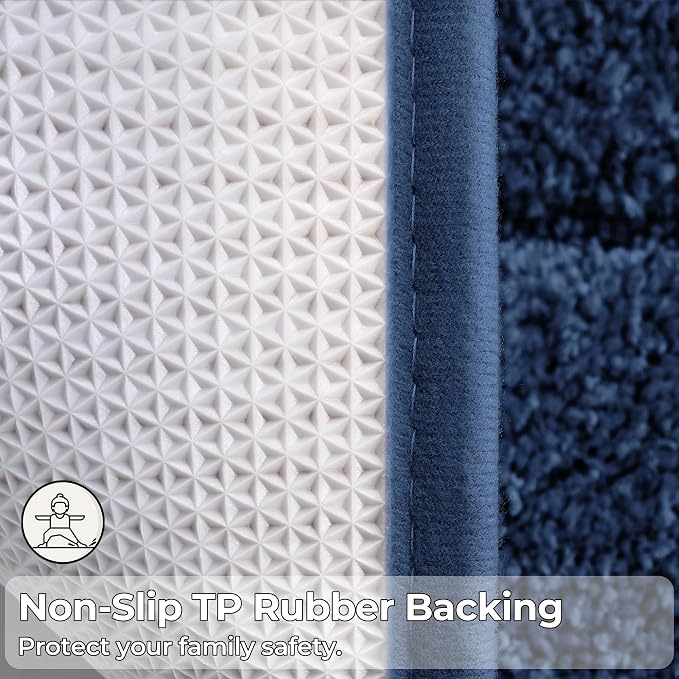 GRANNY SAYS Bathroom Rugs Sets 3 Piece, Soft Absorbent Microfiber Bath Mats - Image 6