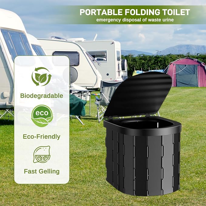 Portable Camping Shower, Pop Up Privacy Tent Kit - Image 5