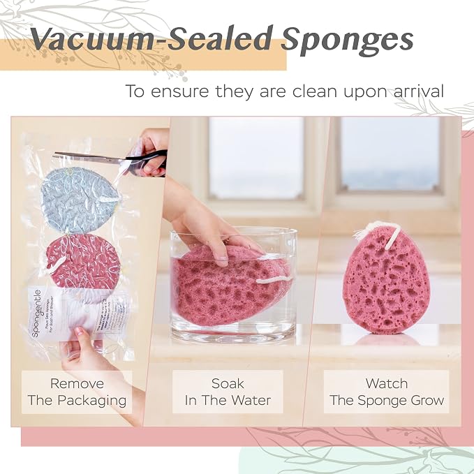 Spongentle Deep Cleansing Body Loofah Sponge, Natural Colors, - Image 5