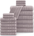 Casa Platino 100% Cotton Luxury Bathroom Towel Set by CasaPlatino