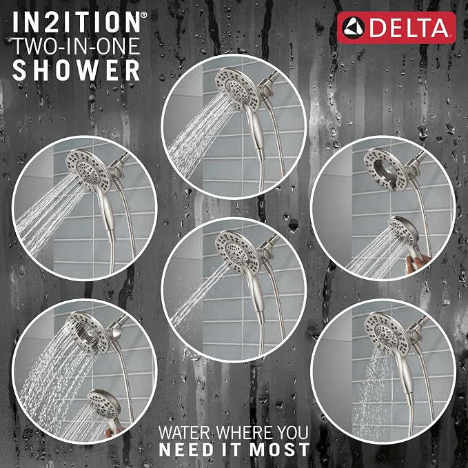Delta Faucet Albion 14 Series Single-Handle Tub and Shower Faucet Set, Brushed - Image 6