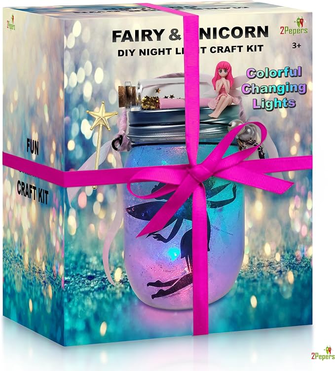 Make Your Own Unicorn & Fairy Lantern Jar Night light Arts and Crafts - Image 5