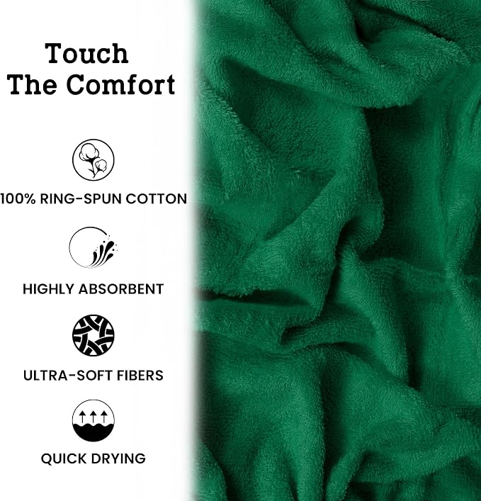 Casa Lino Bath Towel Set of 8 - Image 5