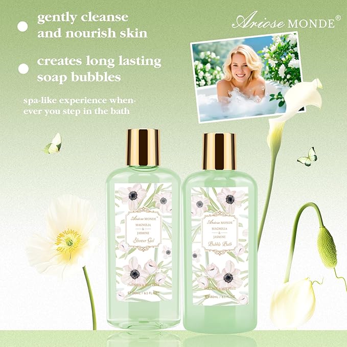 Spa Gifts for Women, Bath Sets, Bubble Bath, Bath Salts, Bath Bomb, Body Lotion - Image 3