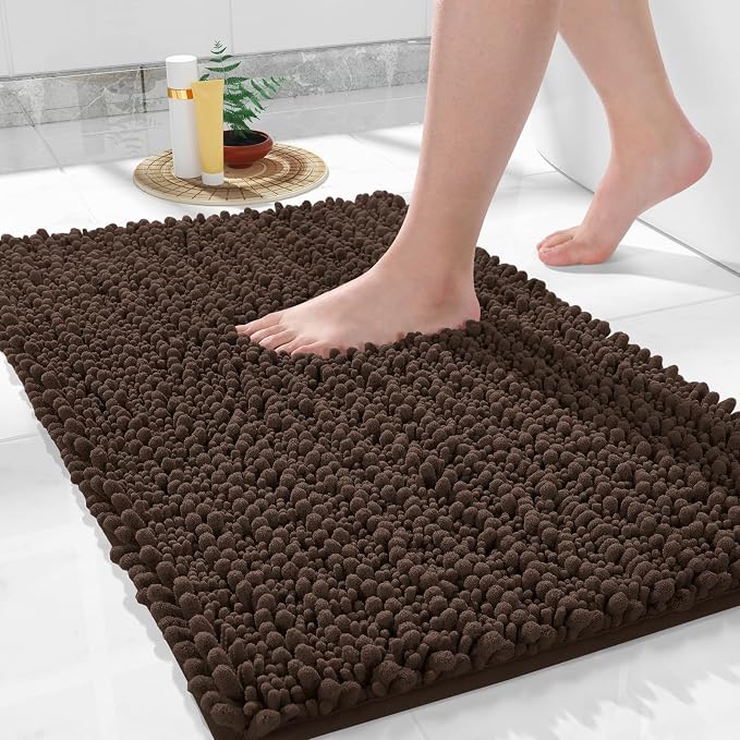 Yimobra Large Bathroom Rugs Non Slip Washable 36x24 Inch by Yimobra