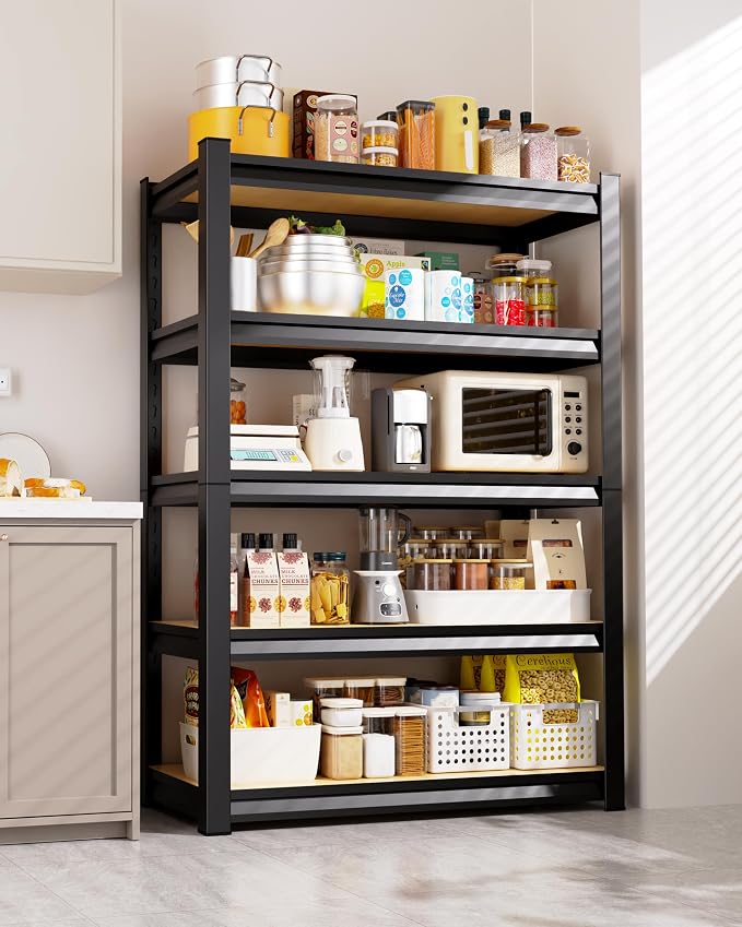 AOAORRG Set of 3 Storage Shelves, 45.6" W Garage Shelving, Heavy Duty Metal - Image 2