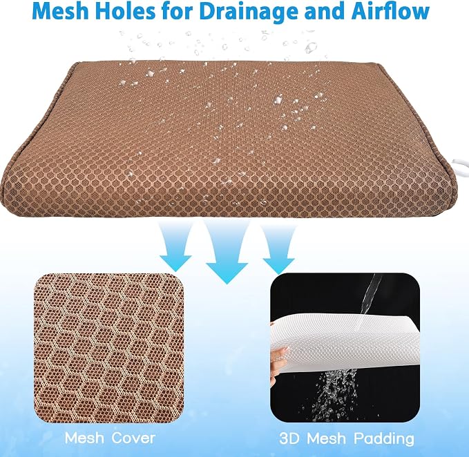 AEROiVi Shower Seat Cushion, Shower Chair Cushion - Image 2