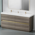72 Inch Bathroom Vanity with Sink, Double Sink Bathroom Vanity, Freestanding by VUMALL