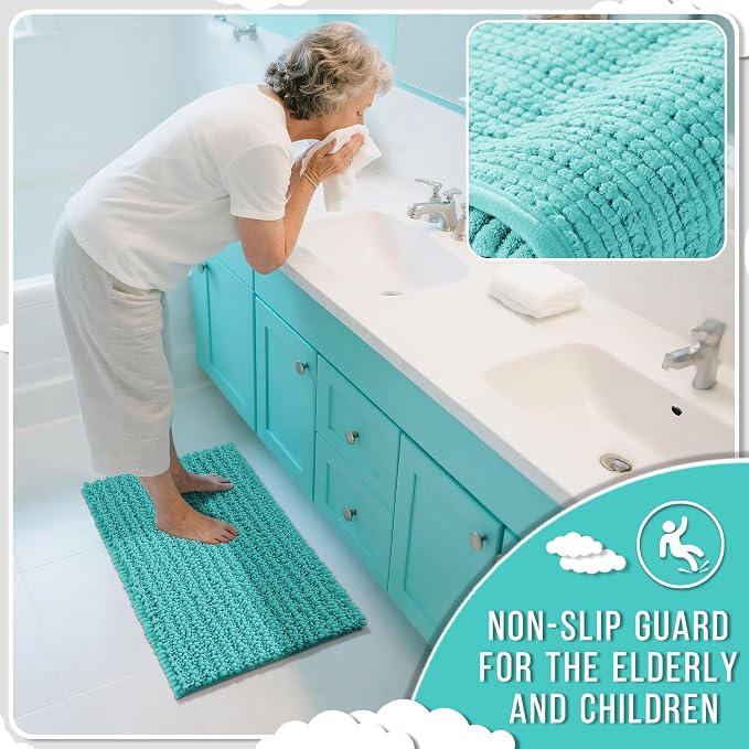 Yimobra Bathroom Rugs Non Slip Washable 32x20 Inch - Image 6