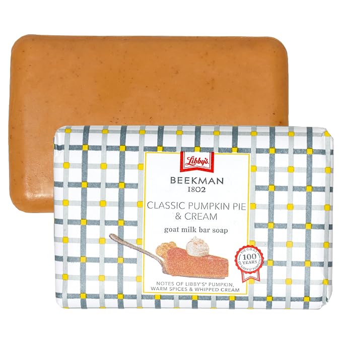Beekman 1802 Goat Milk Body Soap Bar, Classic Pumpkin Pie 9 oz Bar by Beekman1802
