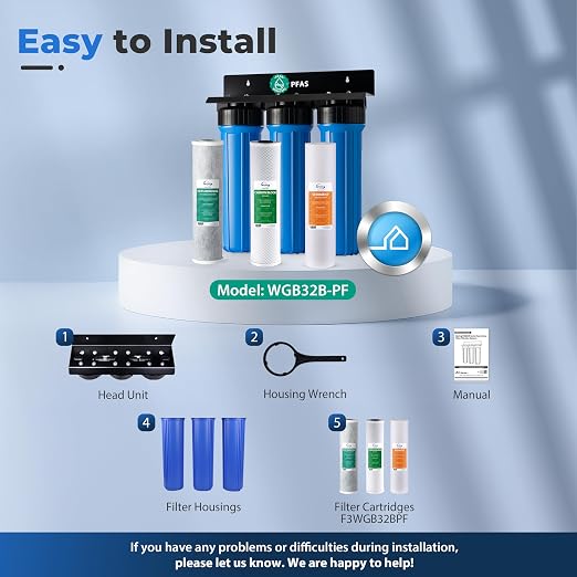 iSpring PFAS Whole House Water Filter System, SGS-Tested to Remove up to 99% - Image 6