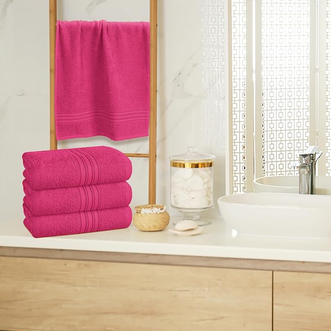 BOUTIQUO Ultra Soft Cotton 6 -Piece Hand Towel Set 16x24 Inch, Spa & General - Image 4