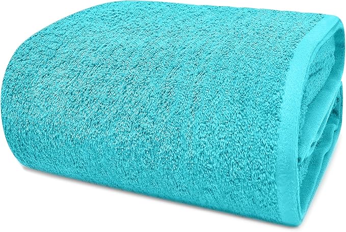 DAN RIVER Pack of 1 Bath Sheet 40x80 Inches, Jumbo Bath Sheets by DanRiver
