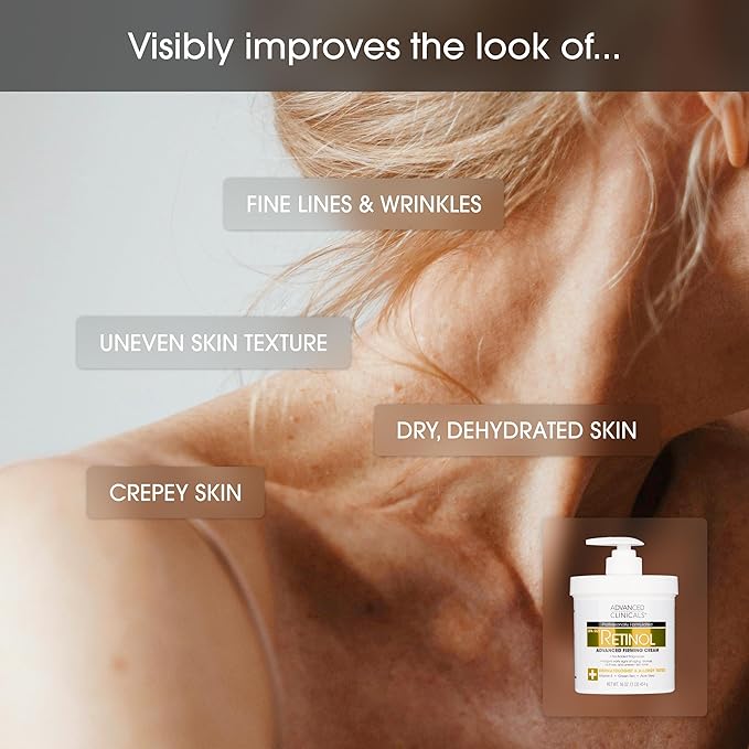Advanced Clinicals Retinol Body Lotion & Face Moisturizer | Visible Anti Aging - Image 6