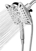 Shower Head with Handheld High Pressure, Rain Shower Head with Fixed Showerhead by Unknown