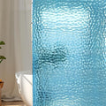 WELTRXE EVA 8G Shower Curtain Liner, 72x72 Inch 3D Clear Blue Bubble Heavy Duty by WELTRXE