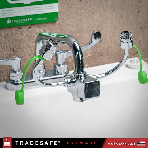 TRADESAFE Faucet Mount Eye Wash Station OSHA Approved - Image 9