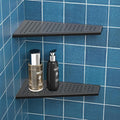 Corner Shower Shelf 2PCS, Trapezoid Bathroom Shelves 12'' by Bernkot
