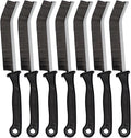7 Pcs Hard Bristle Crevice Cleaning Brush Set by Unknown