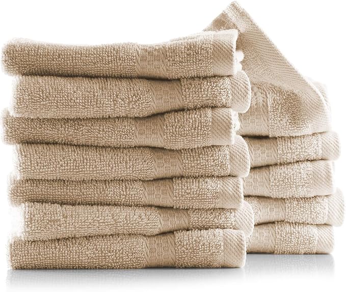 Hearth & Harbor Washcloths 12 Pack by HearthHarbor