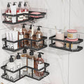 Shower Caddy Corner with Soap Holder, No Drilling Shower Shelves-Rustproof by YOUVIP