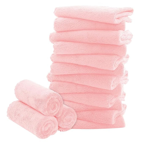 16 Pack Baby Washcloths by BAMBOO+QUEEN