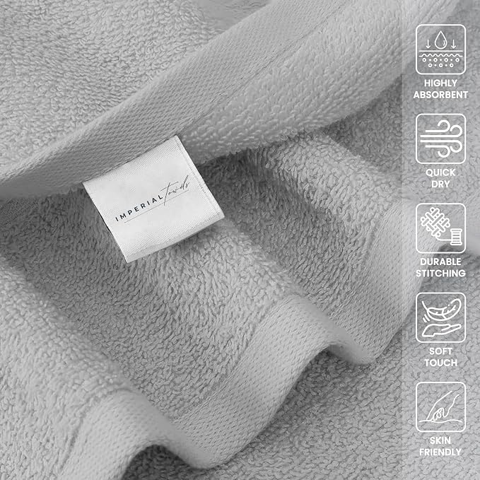 Hand Towels Grey Economy Salon Towels - Image 2