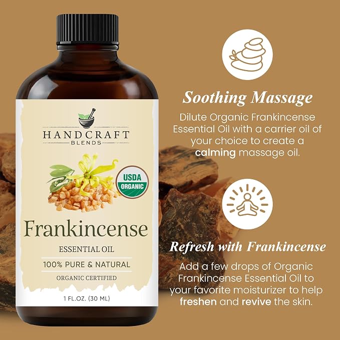 Handcraft Blends Organic Frankincense Essential Oil – 1 Fl Oz – 100% Pure and - Image 4