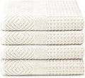 Texere 100% Organic Cotton Diamond Jacquard 700 GSM Luxury Bath Towel Sets by TexereSilk
