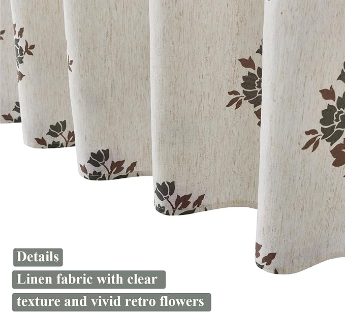 ORTIGIA Linen Green Shower Curtains - Image 7
