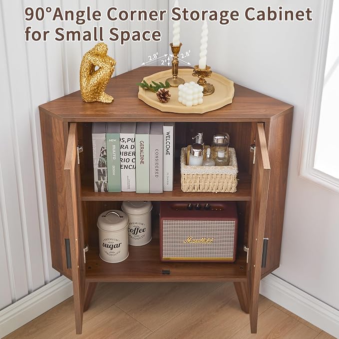 BERRYMERRY Fluted Corner Cabinet - Image 5