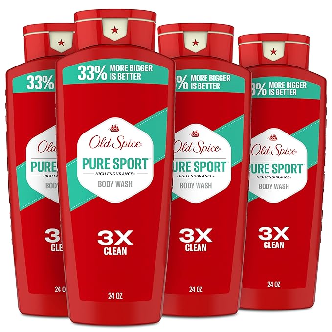 Old Spice Refreshing Body Wash for Men, High Endurance, 3X Defense, 24/7 Shower by OldSpice