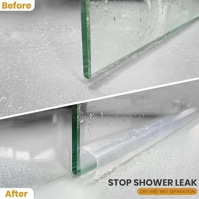 Bathroom Shower Glass Door Bottom Seal Strip - Image 5
