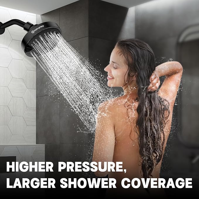 HOPOPRO Upgraded 9 Settings High Pressure Shower Head, NBC News Recommended - Image 5