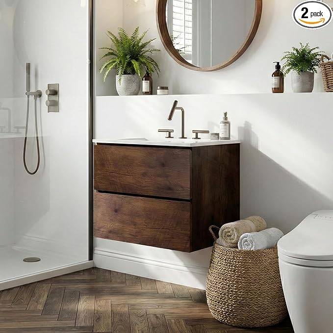 Wall Mounted Floating Bathroom Vanity by BLUHOUZZ