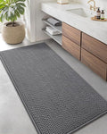 Color&Geometry Rubber Backed Waffle Bath Mat Non Slip Machine Washable Bathroom by COLORG