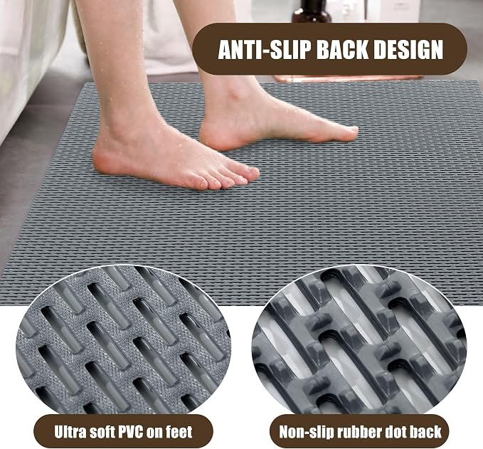 HOMBYS 47 x 32 Extra Large Shower Mat - Image 4