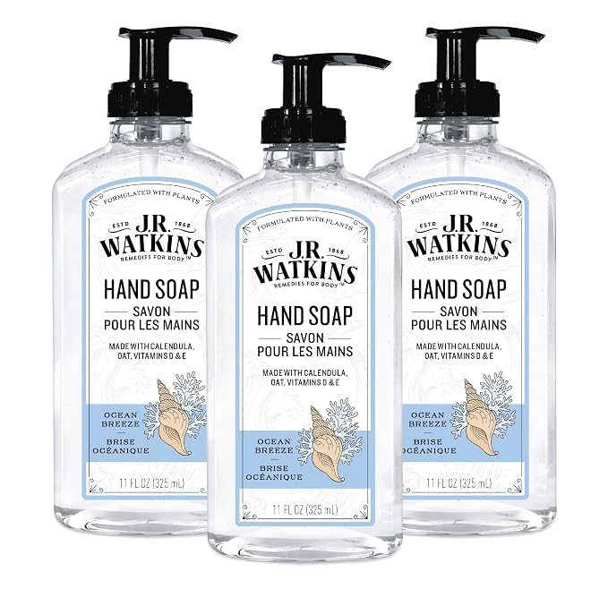 J.R. Watkins Gel Hand Soap, Scented Liquid Hand Wash by JRWatkins