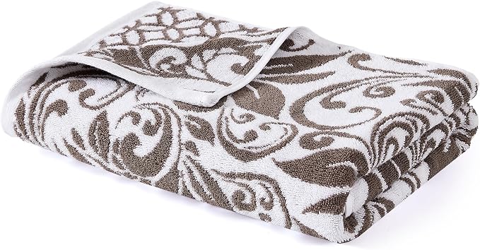 Modern Threads Trefoil Filigree 6-Piece 100% Cotton Towel Set – Reversible Yarn - Image 6