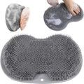 Shower Foot Scrubber Mat with Non-Slip Suction Cups, Exfoliating Foot and Back by Unknown