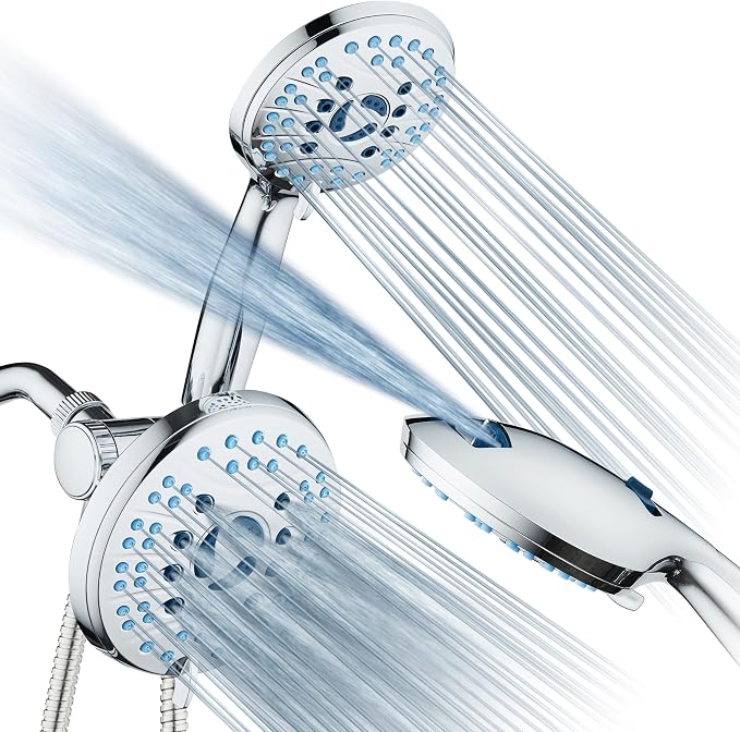 Hotel Spa AquaCare As-Seen-On-TV High Pressure Handheld & Rain 50-mode 3-way by HotelSpa