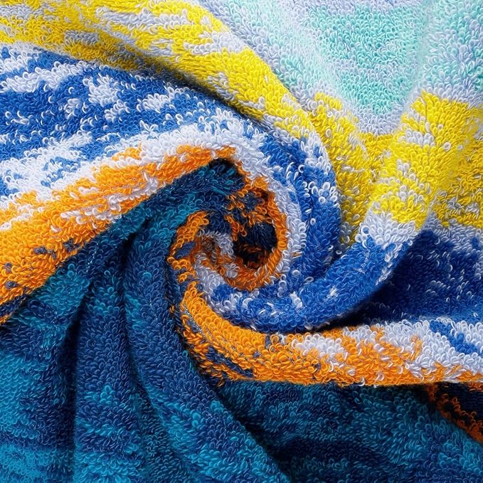 SEMAXE Bath Towel Set of 8 Include 2 Bath Towels, 2 Hand Towels, 4 Washcloths - Image 8