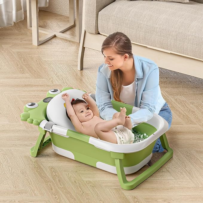 Collapsible Baby Bathtub for Newborns to Toddler - Image 5