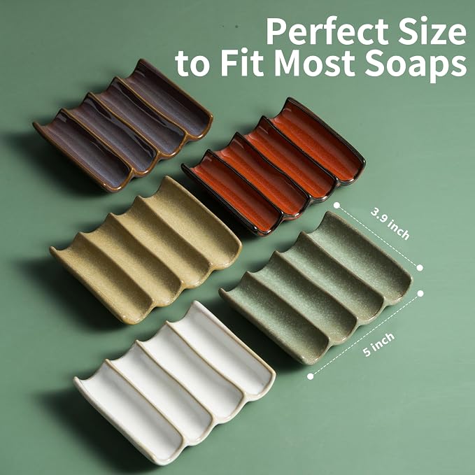 Bathroom Soap Dish for Shower, Bar Soap Holder - Image 4