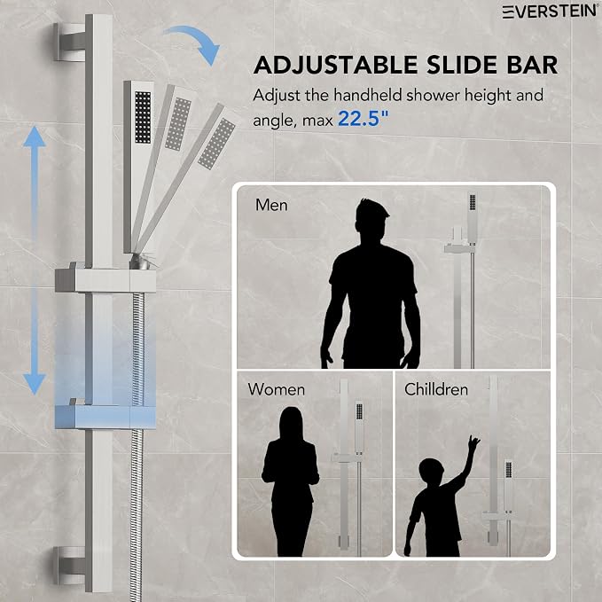 10" High-Pressure Rainfall Shower Faucet - Image 5