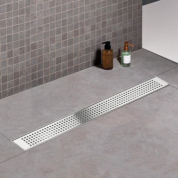 Offset Linear Shower Drain, Shower Drain 32 inch - Image 3