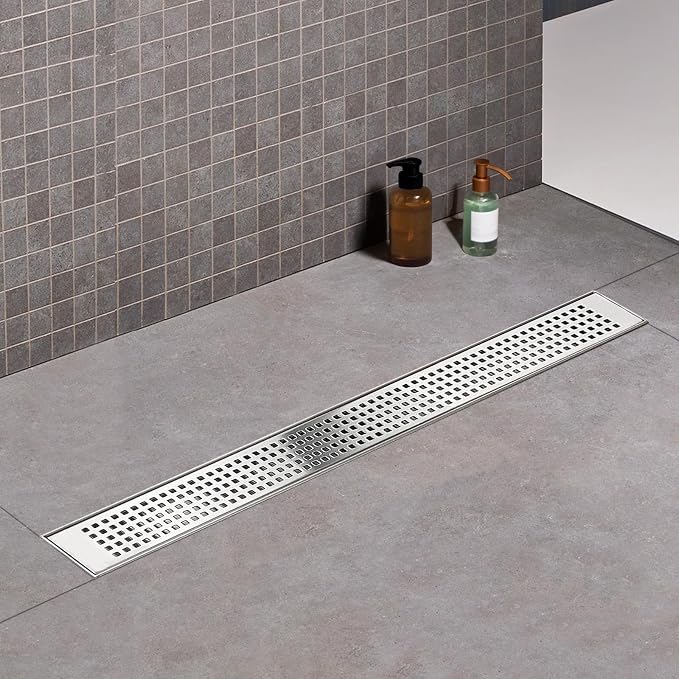 Offset Linear Shower Drain, Shower Drain 24 inch - Image 3